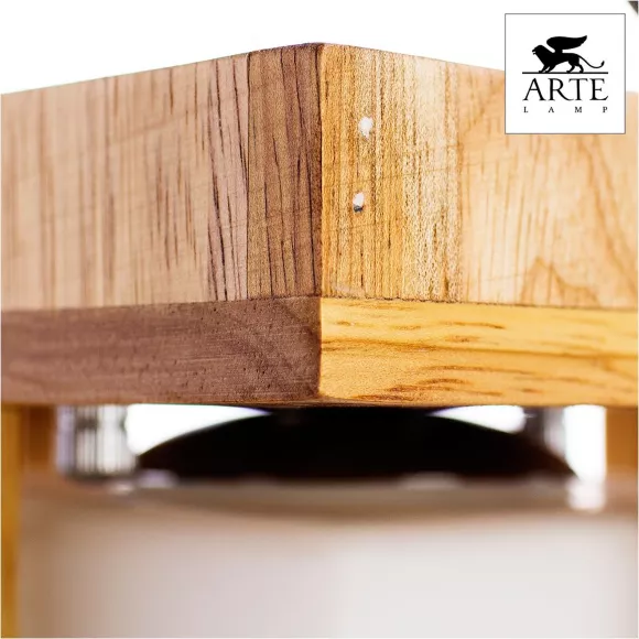 Потолочный светильник Arte Lamp WOODS A8252PL-1BR, Бежевый, Белый, Металл