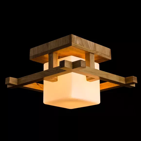 Потолочный светильник Arte Lamp WOODS A8252PL-1BR, декоративные элементы крупным планом