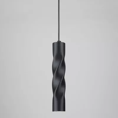 Подвесной светодиодный светильник Eurosvet Scroll 50136/1 LED черный