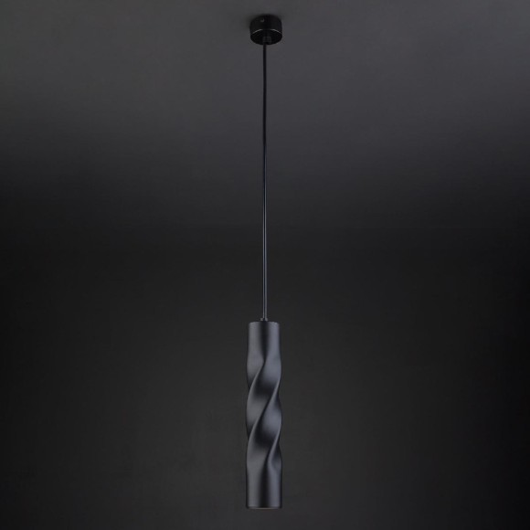 Подвесной светодиодный светильник Eurosvet Scroll 50136/1 LED черный