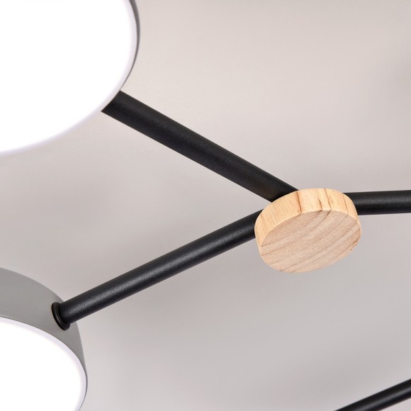 Потолочная светодиодная люстра с пультом управления LED4U L3201-960 GR