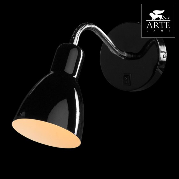 Спот Arte Lamp Dorm A1408AP-1BK, E14, 40W, черный