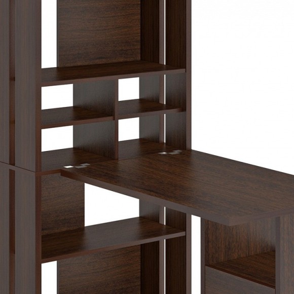 Стол компьютерный Домино Лайт СТЛ-ОВХ+С100Прям MER_STL-OVH-S100Pryam_V