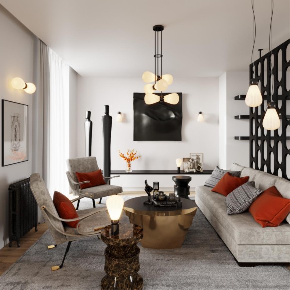 Люстра на штанге Odeon Light Elica 5418/6