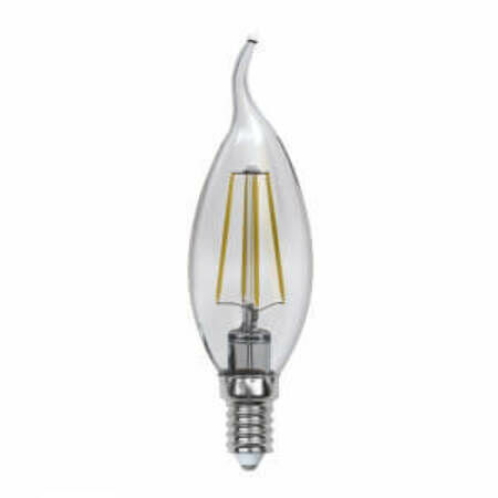 Лампа светодиодная филаментная (UL-00000200) Uniel E14 6W 3000K прозрачная LED-CW35-6W/WW/E14/CL PLS02W Лампа светодиодная филаментная (UL-00000200) Uniel E14 6W 3000K прозрачная LED-CW35-6W/WW/E14/CL PLS02W