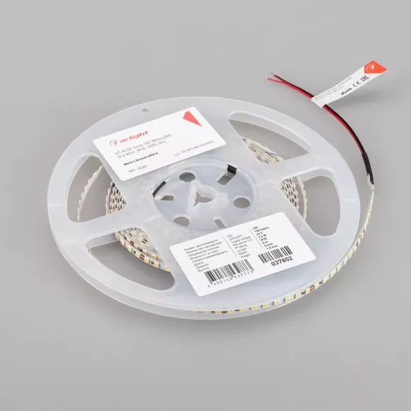 Светодиодная лента Arlight RT-A160-5mm 24V White6000 (9.6 W/m, IP20, 2835, 5m) 037802 Светодиодная лента Arlight RT-A160-5mm 24V White6000 (9.6 W/m, IP20, 2835, 5m) 037802
