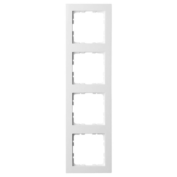 Рамка Jasmart G-Classic 4-постовая белый глянцевый поликарбонат G1004W