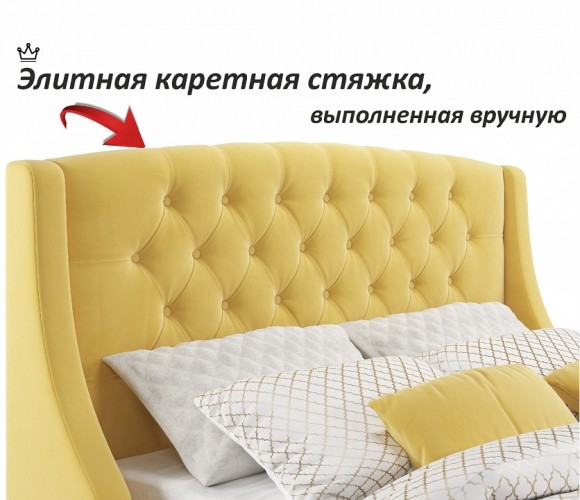 Кровать двуспальная Стефани с матрасом PROMO B COCOS 2000x1600 NMB_TE-00002618