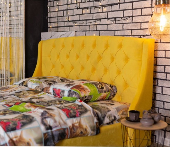 Кровать двуспальная Стефани с матрасом PROMO B COCOS 2000x1600 NMB_TE-00002618