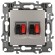 Розетка аудио двойная Эра 12-3112-16 Б0065674