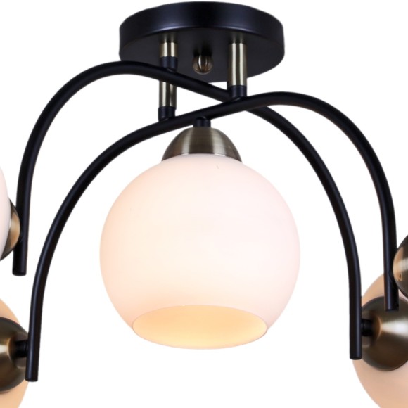 Люстра на штанге Illumico IL0250-5CSQ-79 BK AB