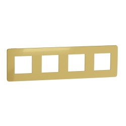 Рамка 4-постовая Schneider Electric Unica New NU280859