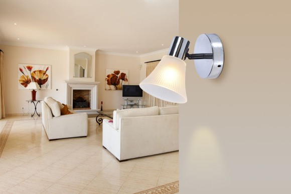 Спот Escada 661/1A, E14, 60W, белый