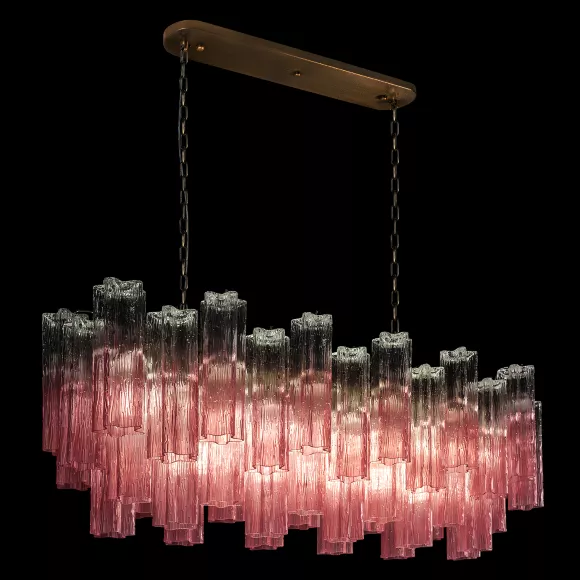 Подвесные светильники Loft IT Murano 10580/1000R Clear pink, Бронза, Розовый, Металл, крупный план Подвесные светильники Loft IT Murano 10580/1000R Clear pink, Бронза, Розовый, Металл, крупный план