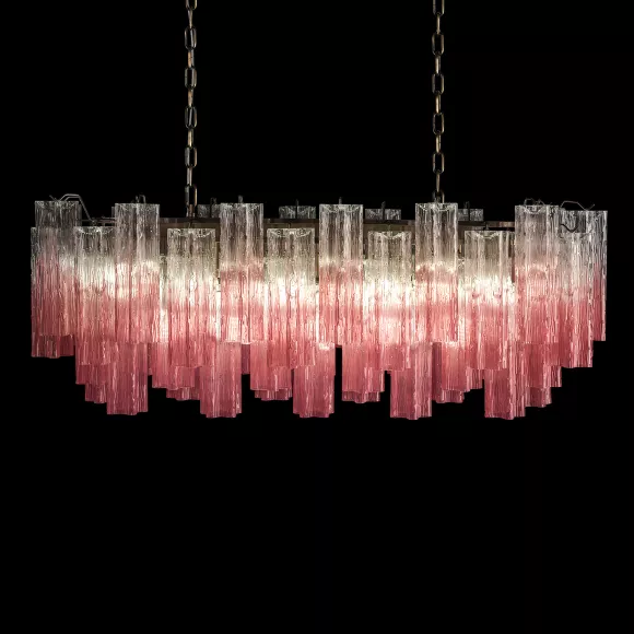 Подвесные светильники Loft IT Murano 10580/1000R Clear pink, Бронза, Розовый, Металл, декоративные элементы крупным планом Подвесные светильники Loft IT Murano 10580/1000R Clear pink, Бронза, Розовый, Металл, декоративные элементы крупным планом