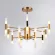 Люстра на штанге Arte Lamp Ramona A7410PL-24PB, Медь, Белый, Металл