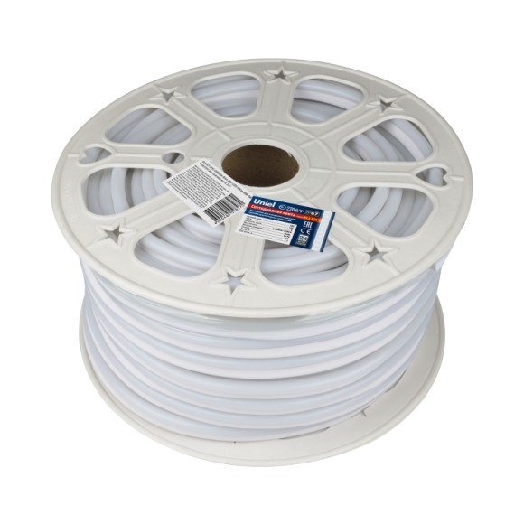 Светодиодная лента Uniel ULS-N21-2835-120LED/m-8mm-IP67-220V-8W/m-50M-DW бобина