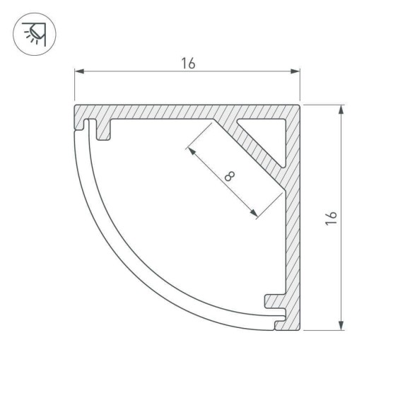 Профиль Arlight 023723