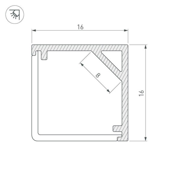 Профиль Arlight 023723