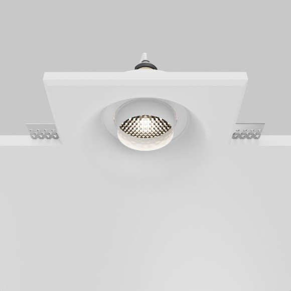 Встраиваемый светильник Maytoni Gyps Modern DL006-GU10-RD-W