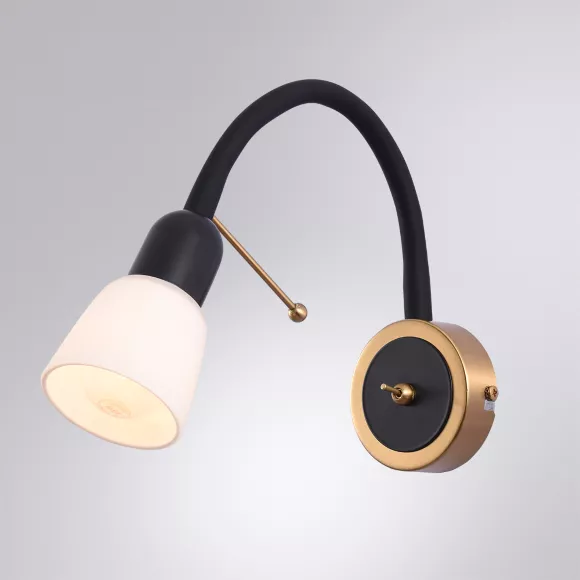 Бра Arte Lamp Lettura A7009AP-1BK, вид сверху Бра Arte Lamp Lettura A7009AP-1BK, вид сверху