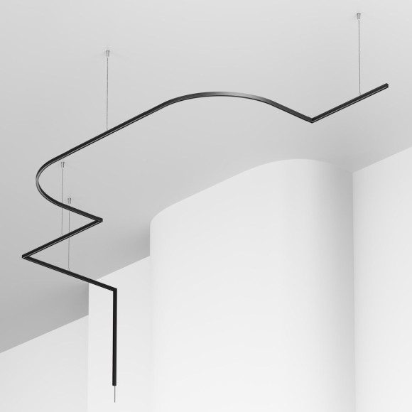 Шинопровод магнитный накладной/подвесной Maytoni Technical Busbar trunkings Levity TRX184-111B-1