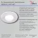 Точечный светильник Reluce 16120-9.0-001 WT, Белый, Пластик, Современный стиль