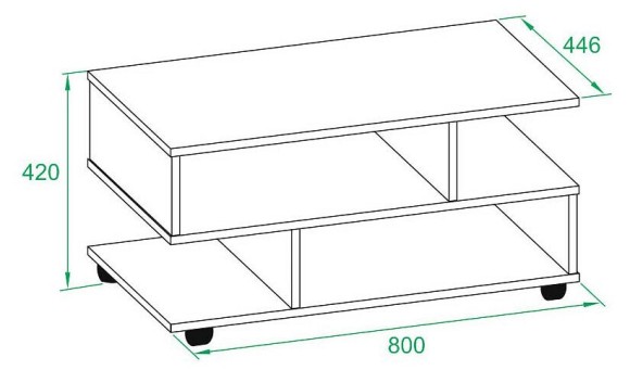 Стол журнальный СЖ-6 SK_4680212007545