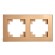 Рамка 2-местная Stekker Катрин GFR00-7002-08 49034