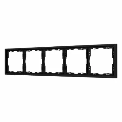 Рамка пластиковая Arlight FRM-NOBE-SFPL-5-BK 054228