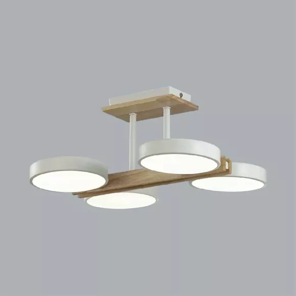 Потолочный светильник Lumion Plato 8030/72CL, Светло-коричневый, Белый, От теплого до холодного Потолочный светильник Lumion Plato 8030/72CL, Светло-коричневый, Белый, От теплого до холодного