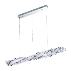 Подвесная светодиодная люстра с пультом управления Modelux MS.5007.1000 CR
