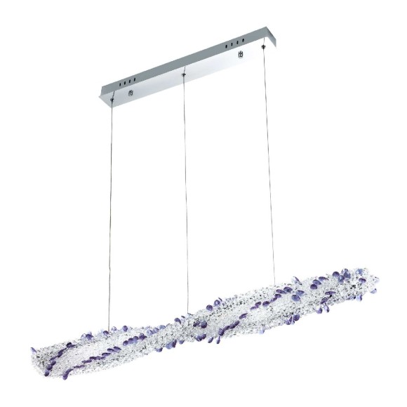 Подвесная светодиодная люстра с пультом управления Modelux MS.5007.1000 CR