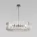 Подвесная люстра Loft IT Dakota 10300/800 Nickel, декоративные элементы крупным планом