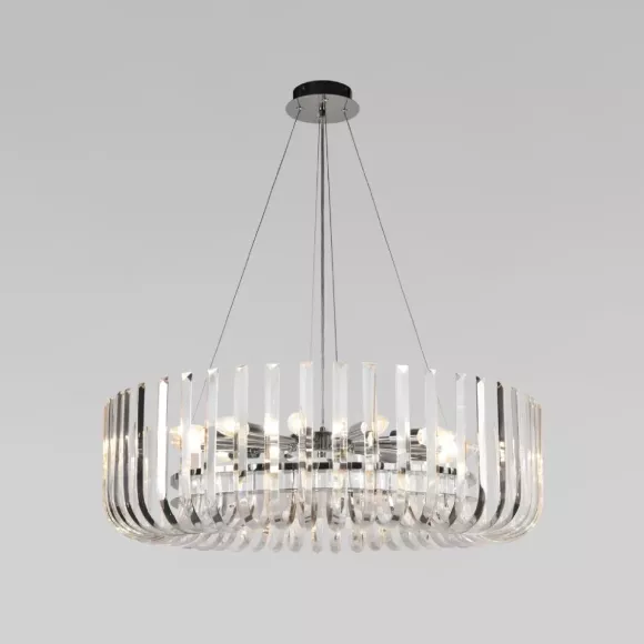 Подвесная люстра Loft IT Dakota 10300/800 Nickel, декоративные элементы крупным планом Подвесная люстра Loft IT Dakota 10300/800 Nickel, декоративные элементы крупным планом
