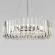 Подвесная люстра Loft IT Dakota 10300/800 Nickel, Модерн, Никель