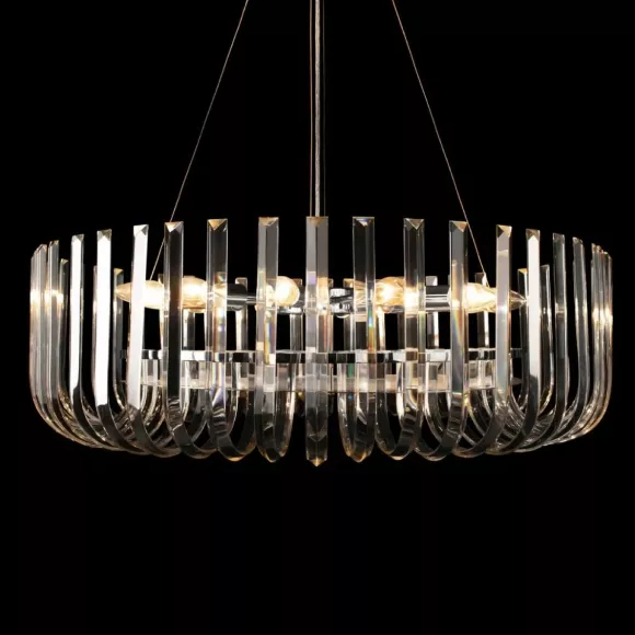 Подвесная люстра Loft IT Dakota 10300/800 Nickel, Модерн, Никель, Прозрачный Подвесная люстра Loft IT Dakota 10300/800 Nickel, Модерн, Никель, Прозрачный