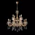 Подвесная люстра Crystal Lux ELIZABETH SP8+4 BRASS