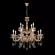 Подвесная люстра Crystal Lux ELIZABETH SP8+4 BRASS