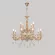 Подвесная люстра Crystal Lux ELIZABETH SP8+4 BRASS, Латунь, Металл, Классика стиль