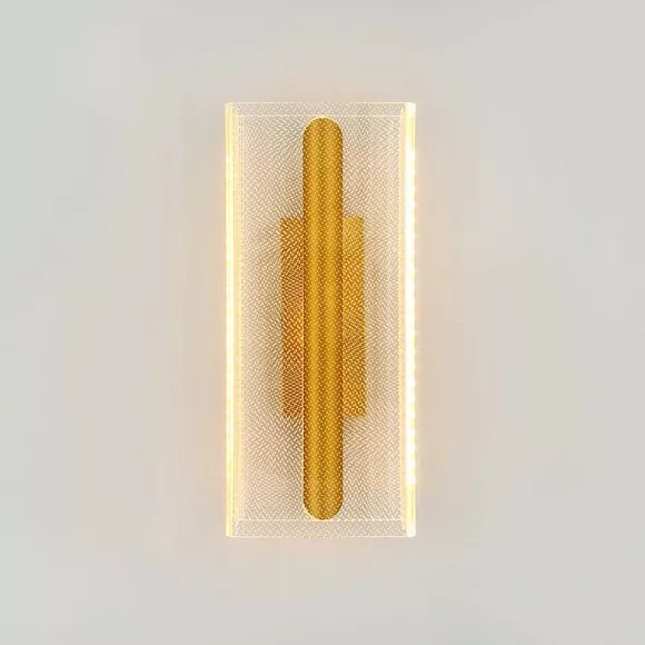 Настенный светильник LED4U L6342-01 GD, Золото, Прозрачный, От теплого до холодного