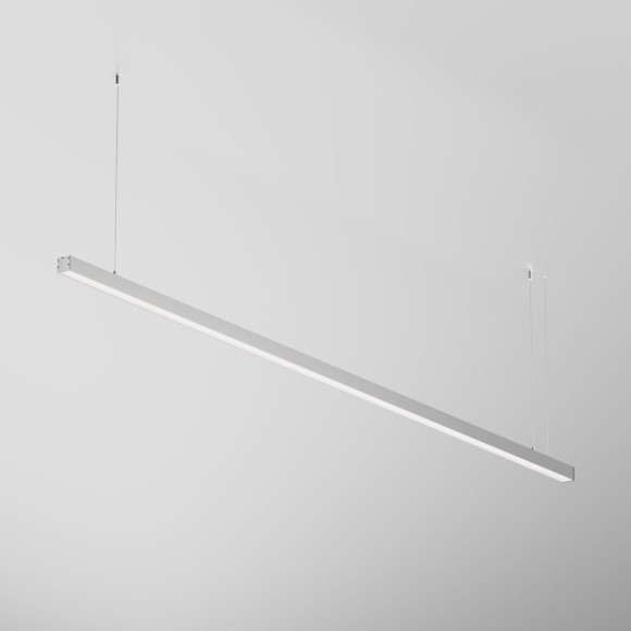 Линейный подвесной светильник Maytoni Technical 4000K 35x35 (Серебро, 2 м) LL312008
