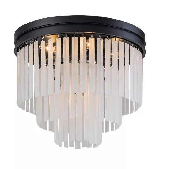 Потолочный светильник Delight Collection 1920s Odeon 771131 (KR0387C-6/P black/frost) Потолочный светильник Delight Collection 1920s Odeon 771131 (KR0387C-6/P black/frost)