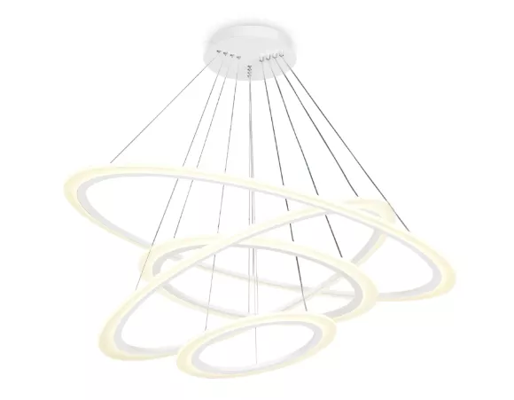 Подвесная люстра Ambrella Light Acrylica Original FA4363, Белый, Теплый белый, Металл