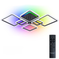 Потолочная светодиодная люстра с пультом управления Natali Kovaltseva Spektr LED LAMPS 81442