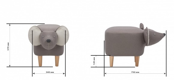 Пуф Leset Mouse Combi LST_2500000049613