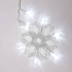 Светодиодная гирлянда (11129) Uniel занавес 220V белый ULD-E2706-100/DTA White IP20 SNOWFALL