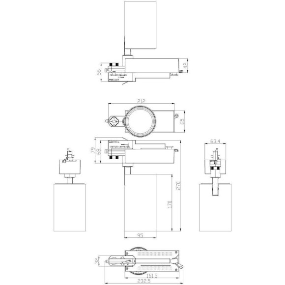 Трековый светильник ЭРА SТR-30-36-30K-W40 Б0049774