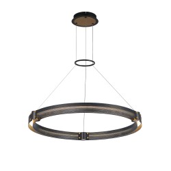 Подвесная светодиодная люстра Delight Collection Admiral MD19030068-1B black/gold