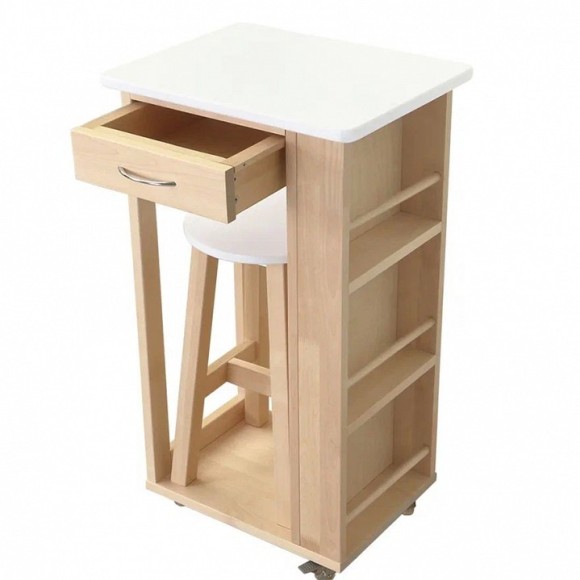 Тумба с табуретом Мебелик ML_4630216191528